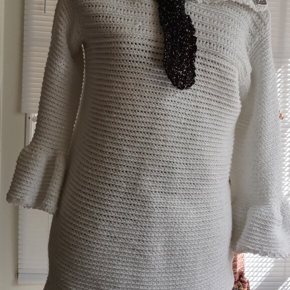 SKIRT SUIT with NECK TIE (X-LGE) - Picture 2 of 5